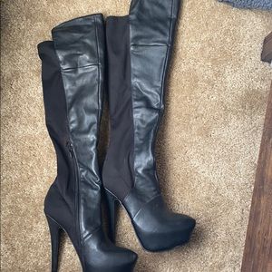 Sassy knee high heels